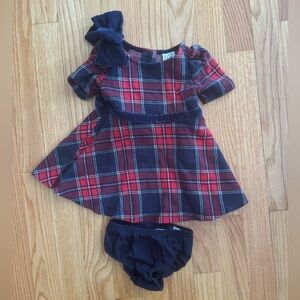 Janie and Jack Holiday dress 6–12 months